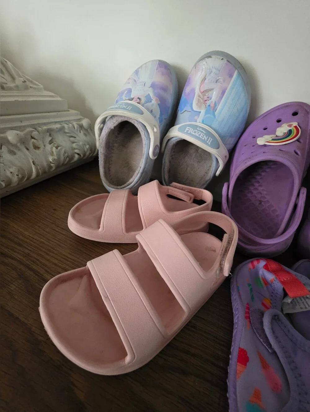 CROCS Kids Pink and Purple Assorted Sandals & Clogs